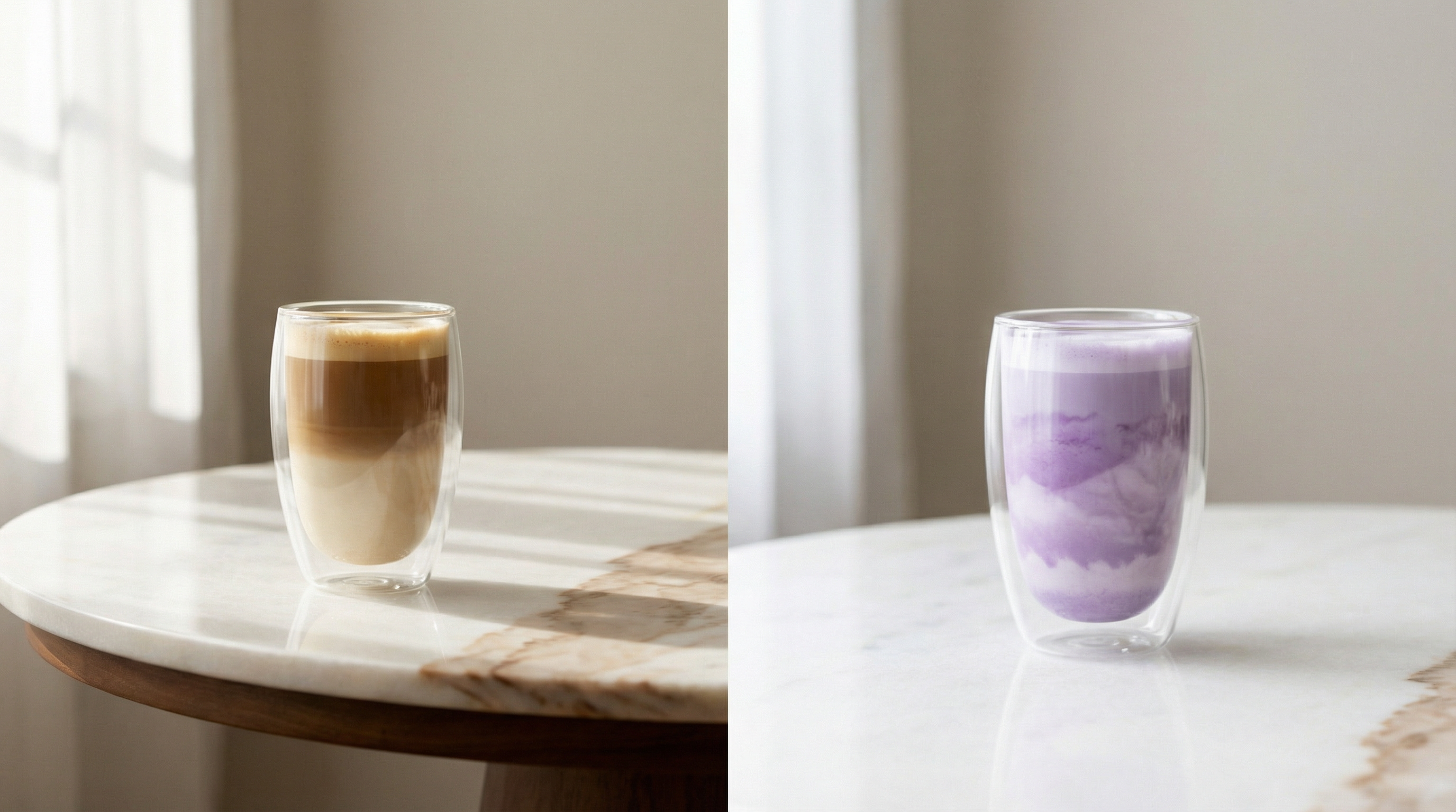 Ube Latte vs Café : Quelle boisson choisir pour votre énergie matinale ?